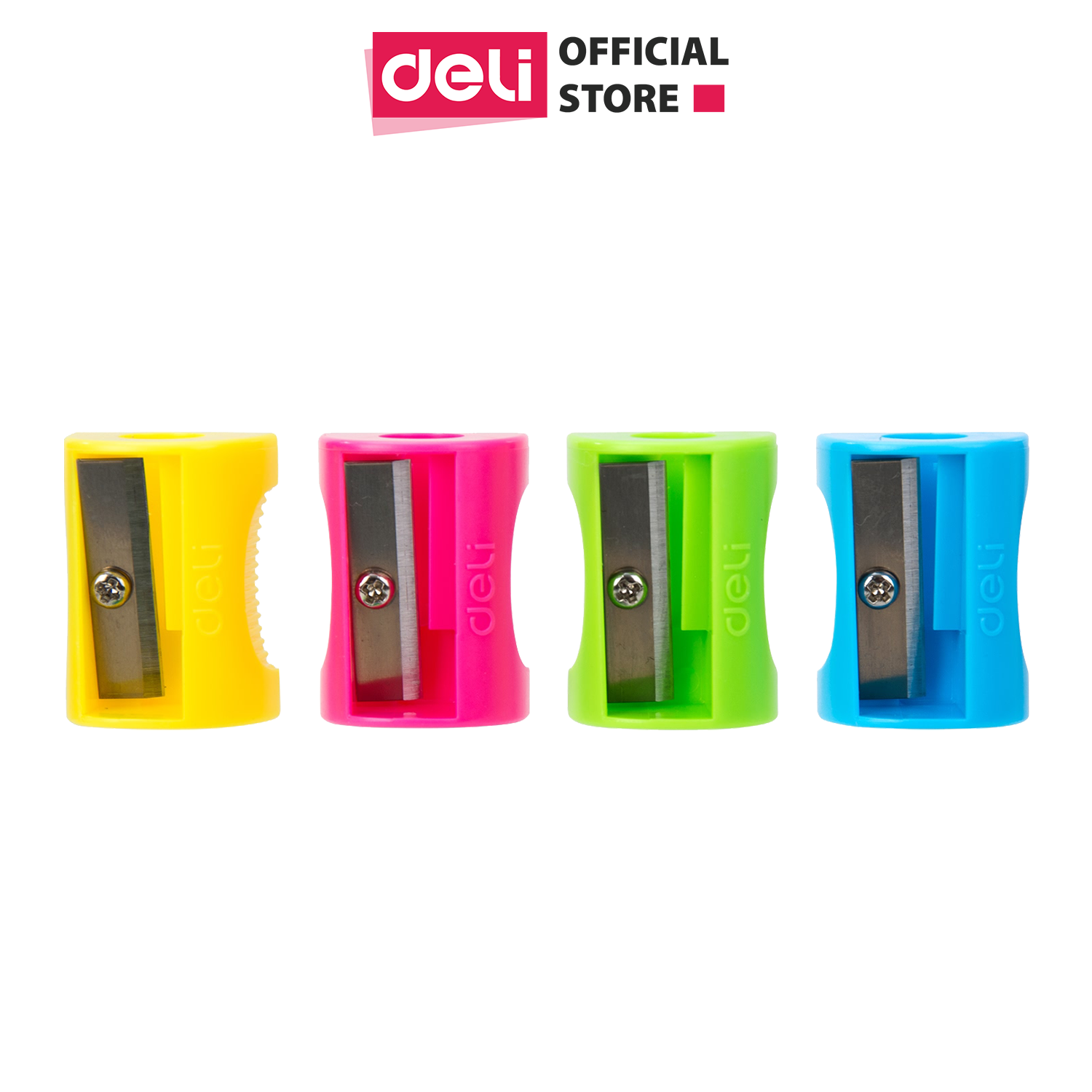 Gọt chì mini deli - xanh lá/xanh dương/hồng/vàng - e0531