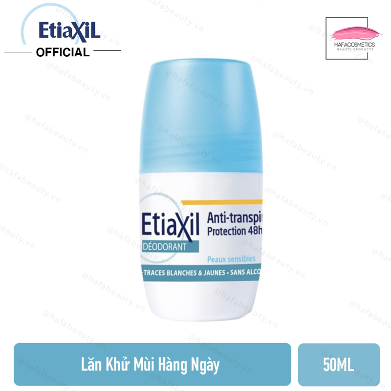 Lăn Khử Mùi Hàng Ngày Etiaxil Deodorant Anti Transpirant 48h 50ml nhập khẩu