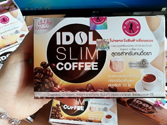 1 hộp cafe IDOL SLIM+ Coffee Giảm cân  Hộp 10 gói - CHÍNH HÃNG 100%