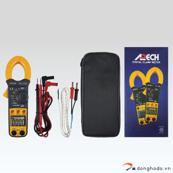 [HCM]Ampe kìm đo AC APECH AC-2268 (600A)