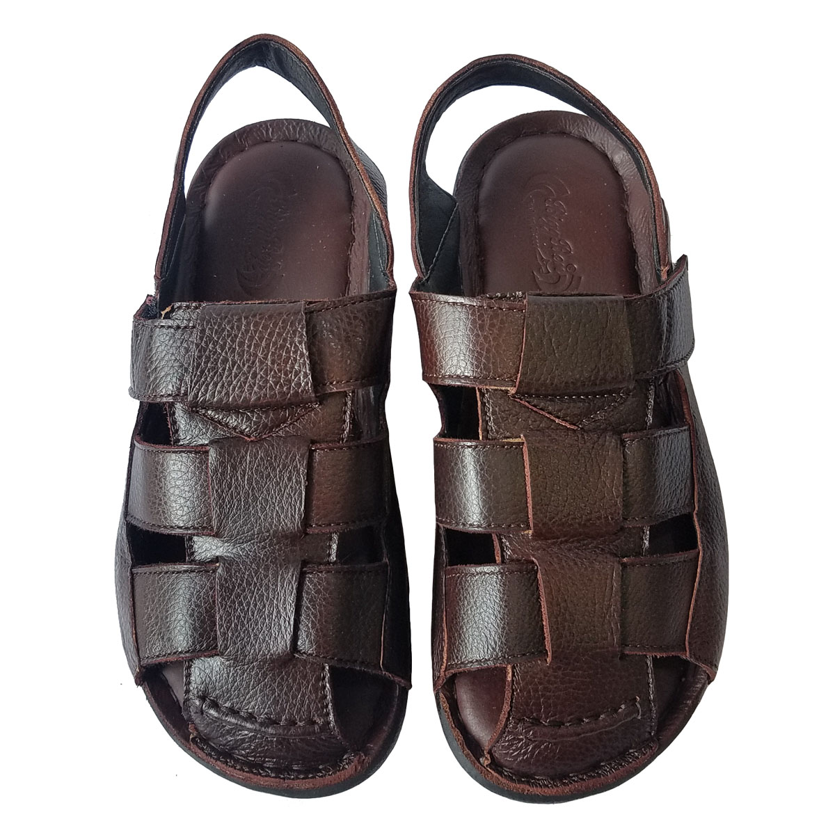 Giày sandal nam bít mũi da bò thật biggben sdb111