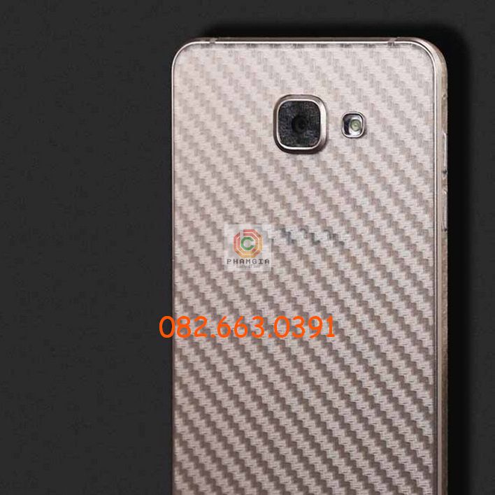 Miếng dán mặt lưng skin carbon Samsung Galaxy A9 Pro 2016/ A9 2018