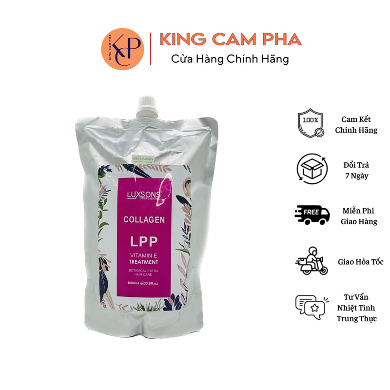 Hấp Dầu Luxsons Collagen 1000ml Siêu Thơm Siêu Bóng Mượt