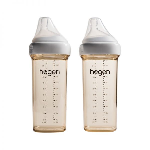 SET Bình sữa Hegen 240ml - Kèm Núm Ti 3+ ( Hegen Hegen PCTO™ 240ml/8oz Feeding Bottle PPSU)