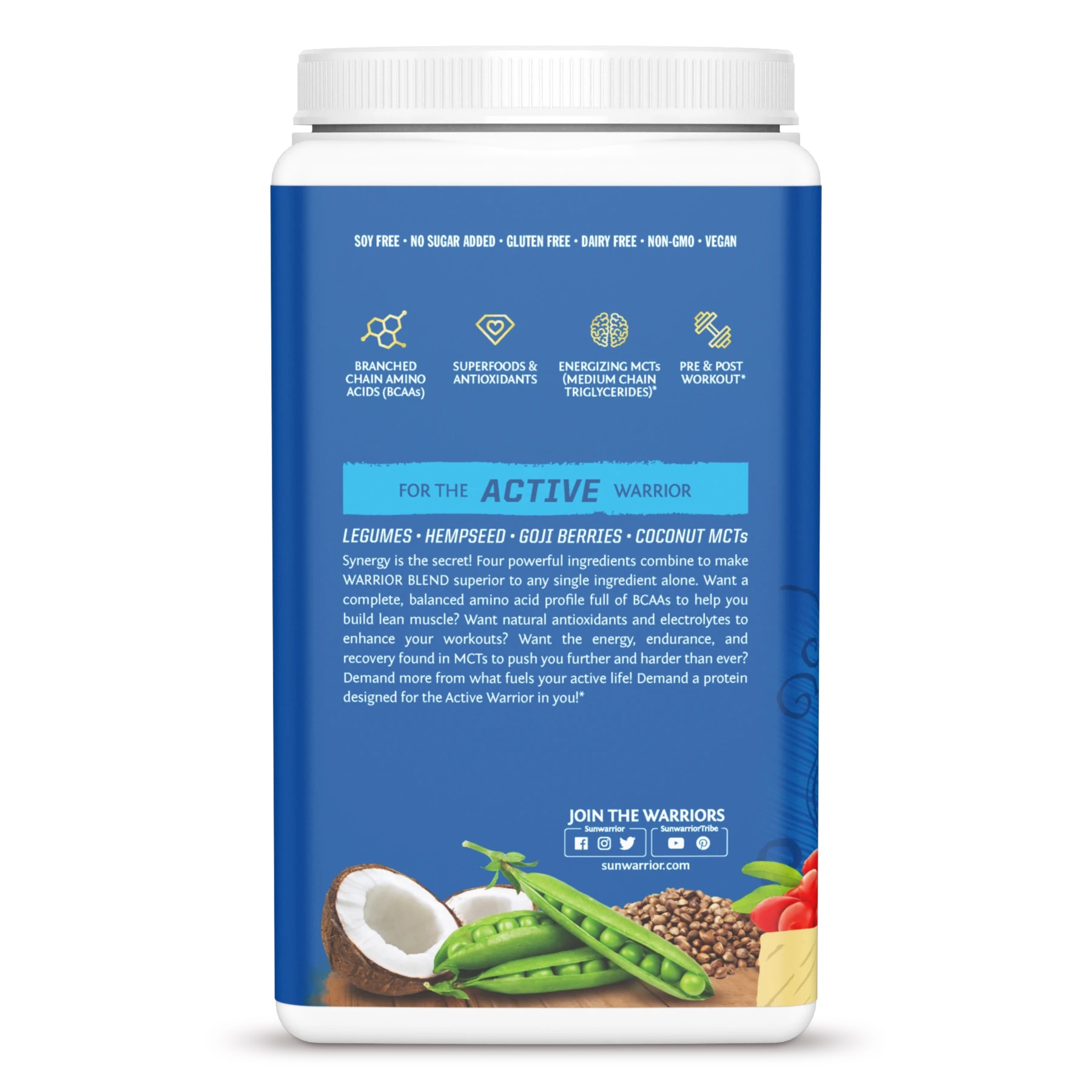 Bột Protein Thực Vật Hữu Cơ High Performance SunWarrior chocolate