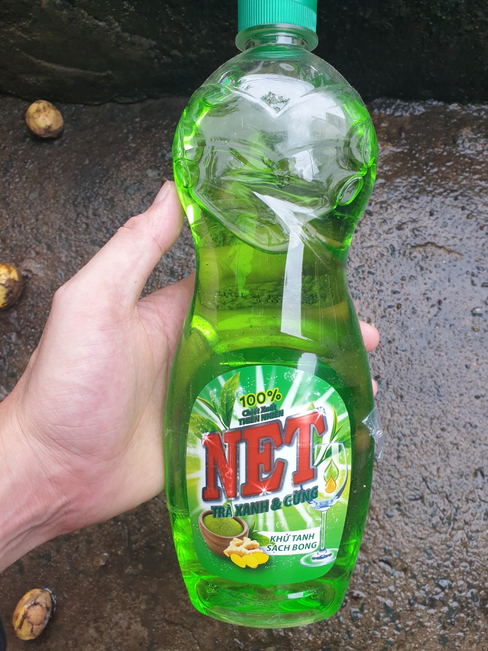 [HCM] Nước Rửa Chén NET Trà Xanh & Gừng 750ml