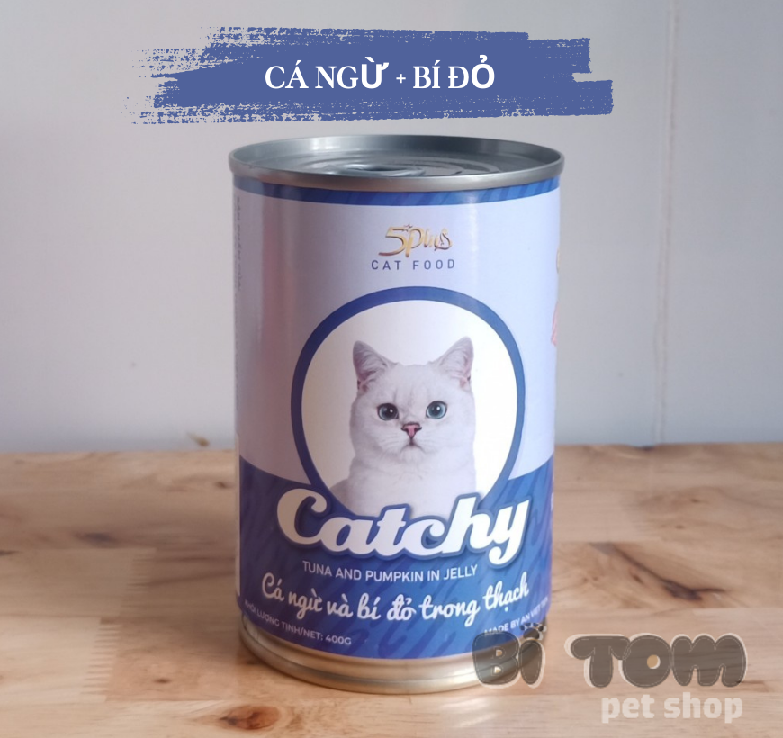 Pate cho mèo Catchy lon 400g - Nhiều vị