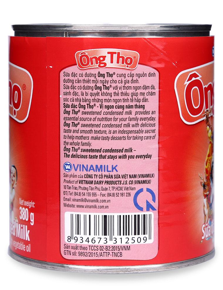Combo 2 Hộp Sữa Ông Thọ Đỏ 380G