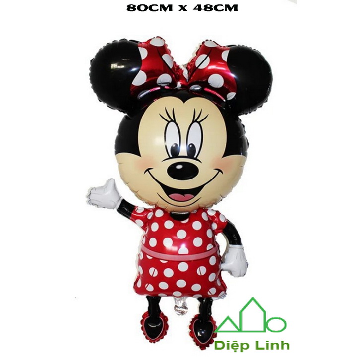 Bóng kiếng nhôm hình chuột Mickey Minie Cute