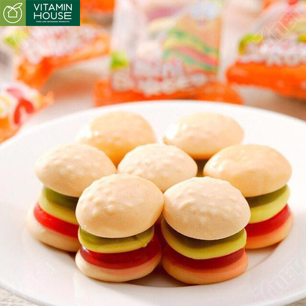 [HCM]Combo 5 Kẹo Dẻo Hamburger Trolli Mini Burger 10g [Vitamin House]