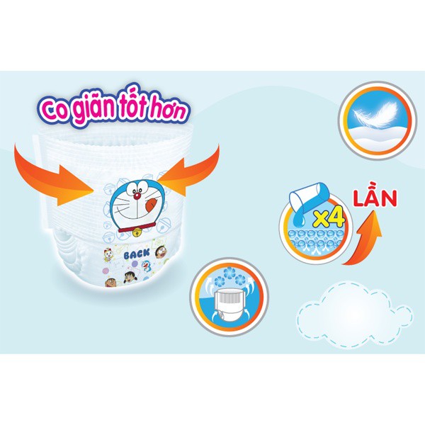 [CỘNG 6 MIẾNG] Bỉm / Tã quần Goo.N Friend Doremon gói cực đại