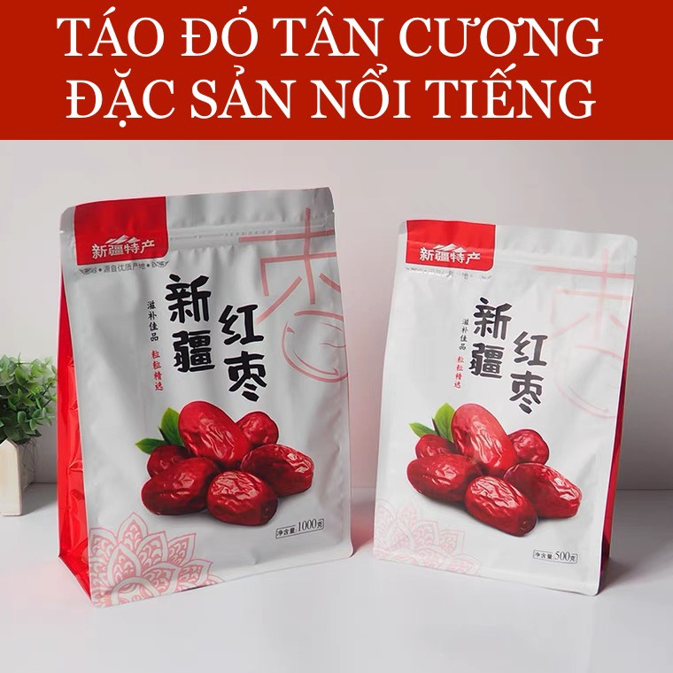 Táo Đỏ Tân Cương Loại Cao Cấp Thượng Hạng 1 Bịch 500gr Chất Lượng Số 1 Thị Trường Ngon Bổ Rẻ Hàng Có Sẵn Số Lượng Lớn