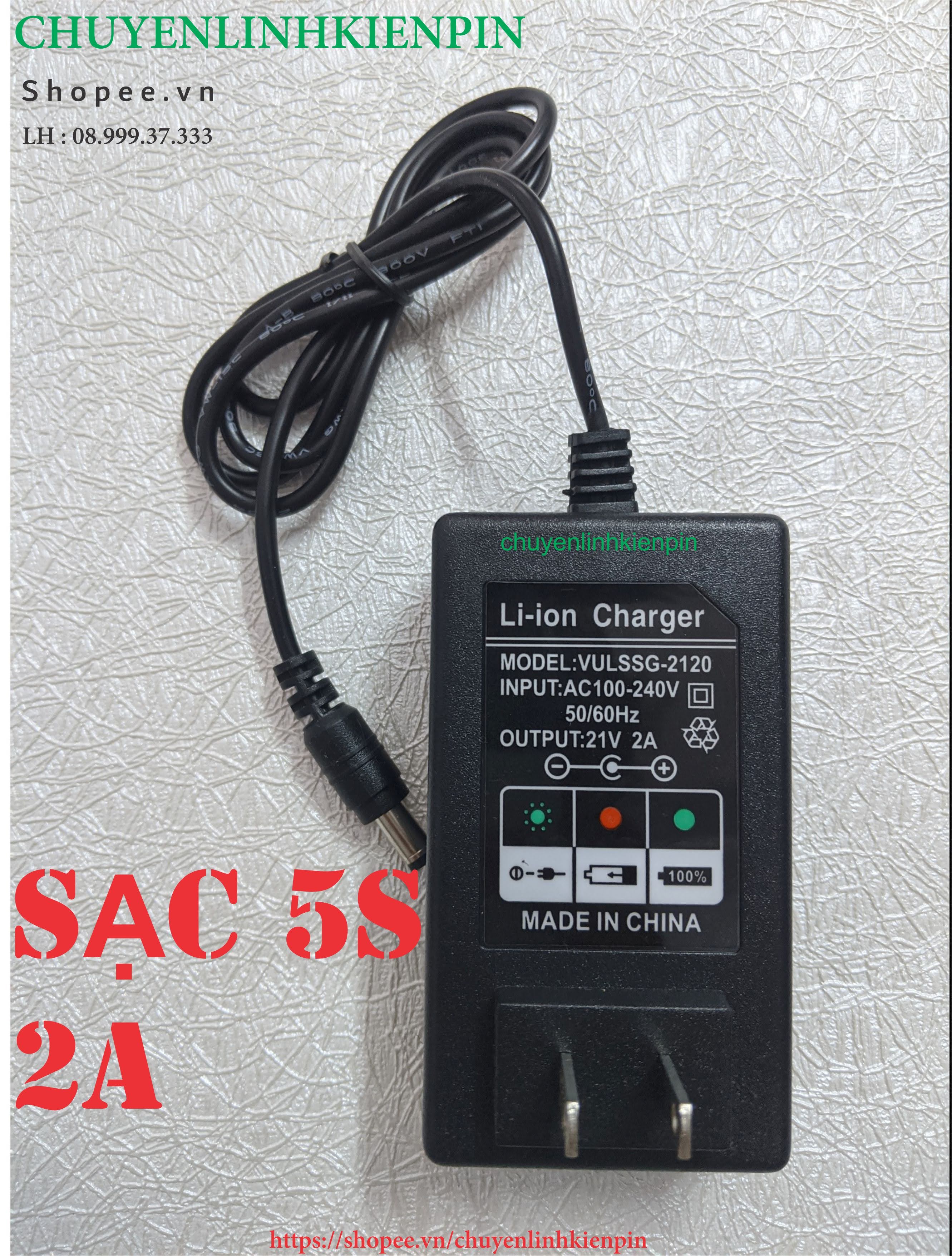 Sạc Lion 5S 21v 2A 1 dây ( BL64 40 )