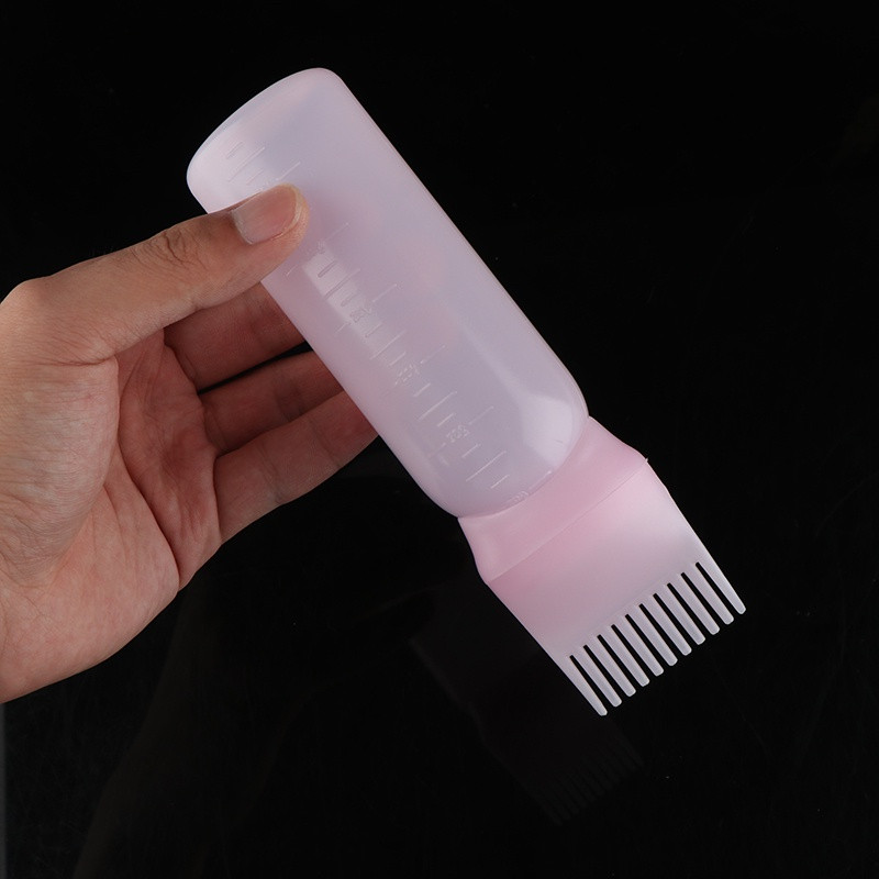 Bình Tra nước Dập uốn tóc, Bình Nhựa Tra Thuốc uốn tóc 120ml