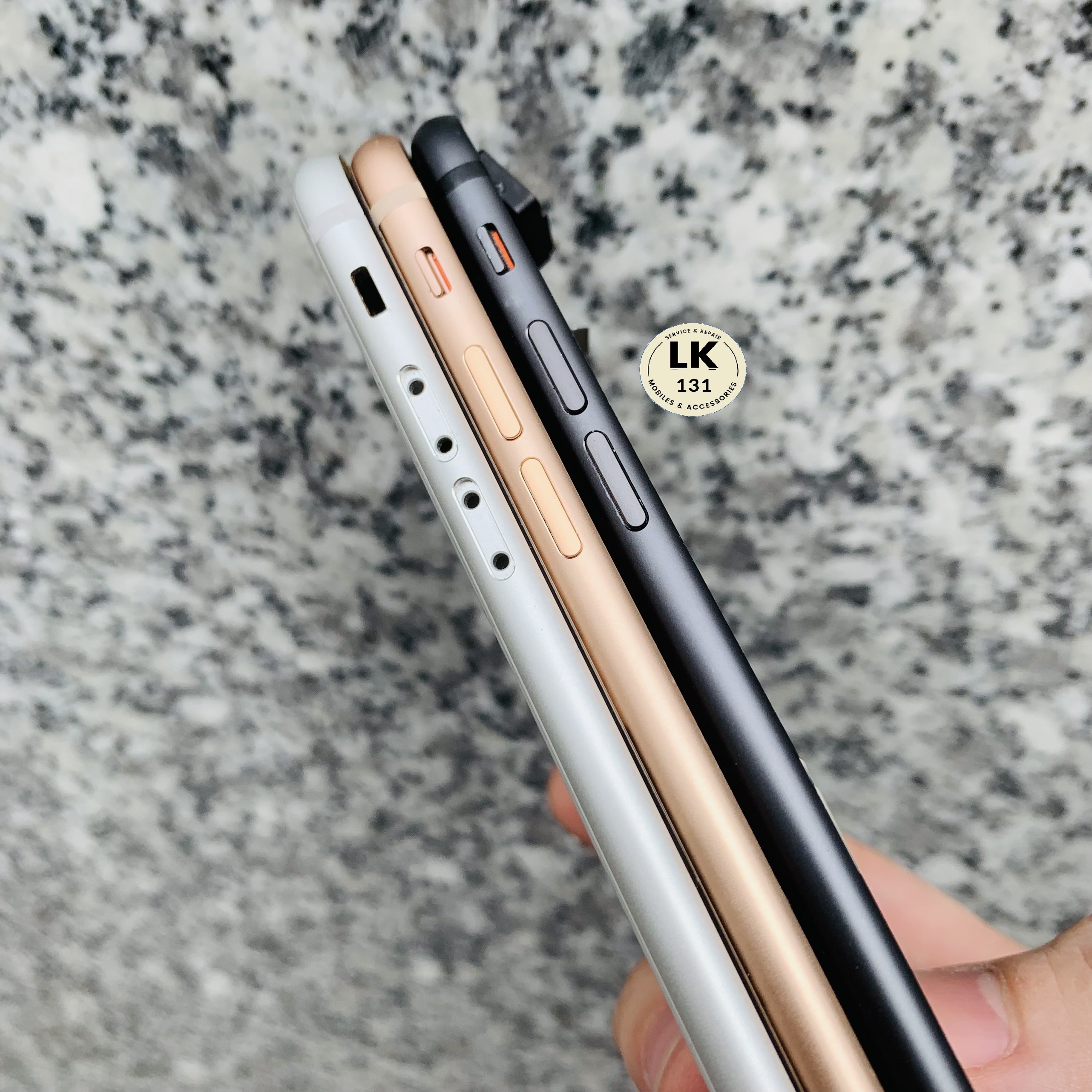Cụm lưng zin máy 8plus màu đen, vàng, trắng