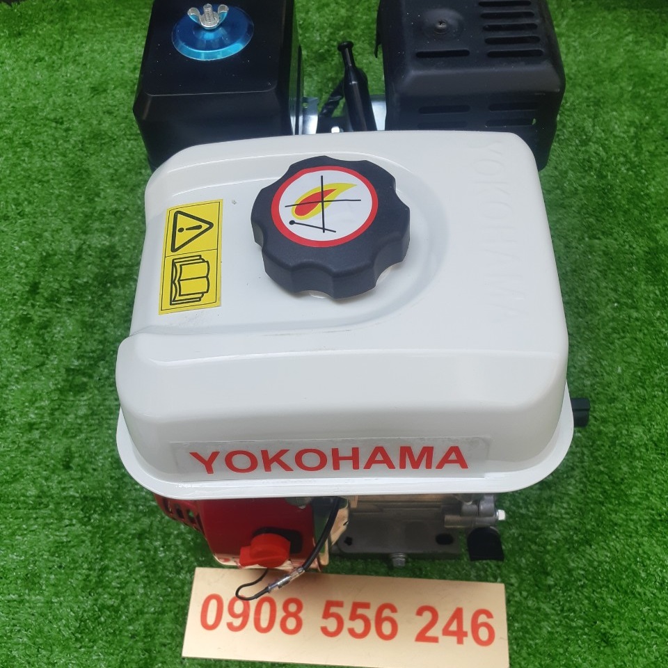 Máy nổ chậm tua yokohama 7,5hp cốt xéo