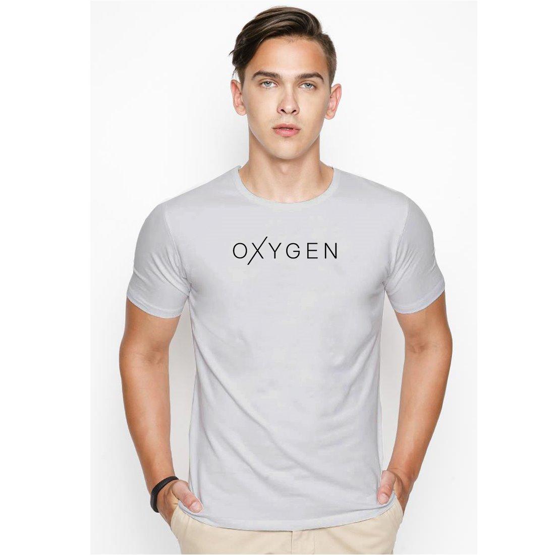 Áo thun nam form rộng Hàn Quốc Oxygen vải cotton dày mịn DEAL19s190