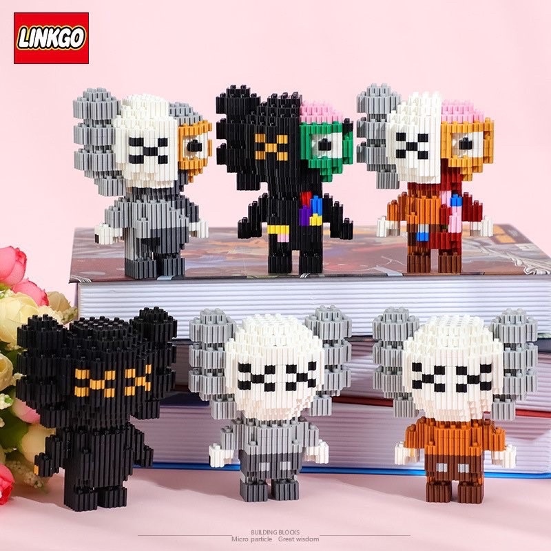 Bộ đồ chơi lắp ráp Lego Kaws Moc Model 7890