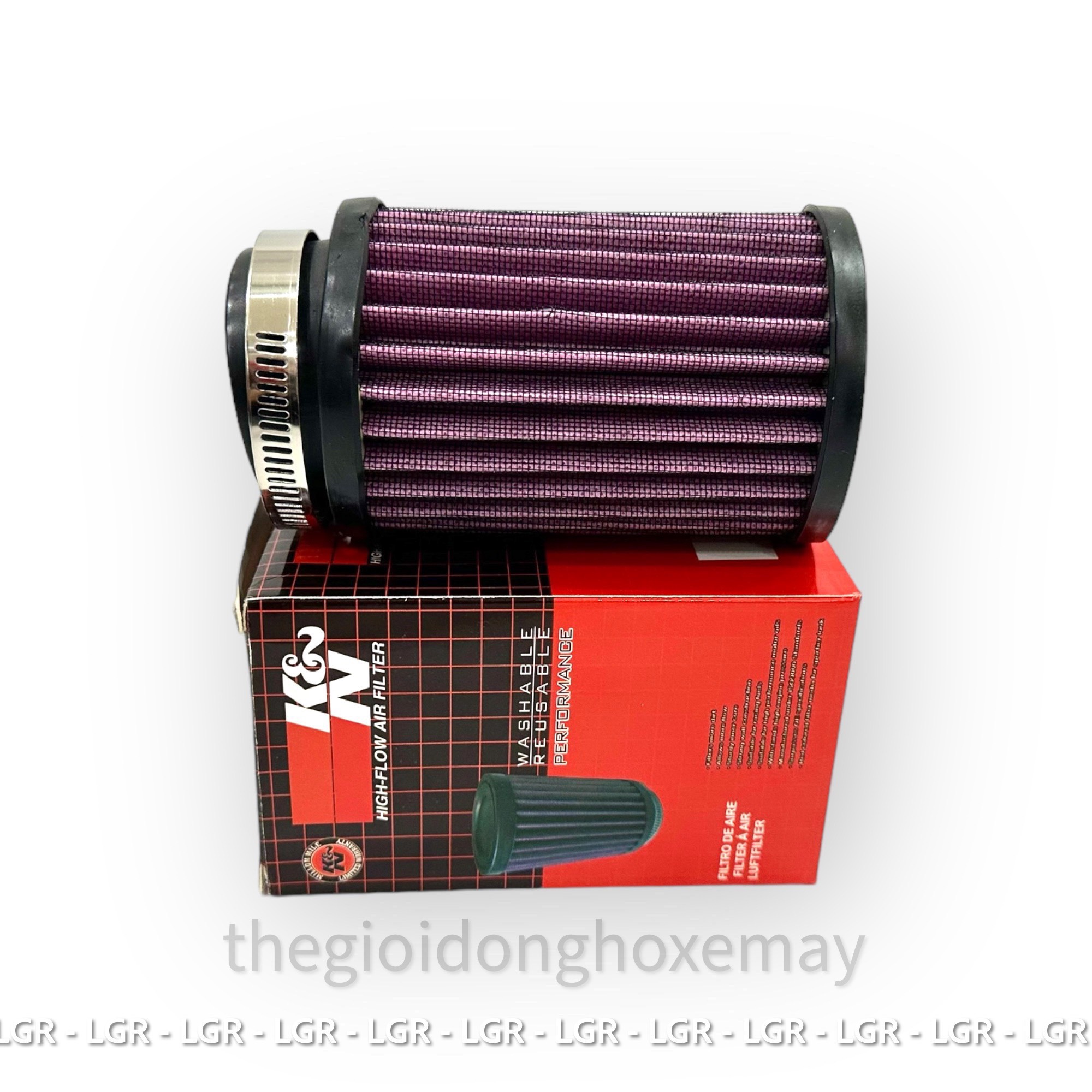 Lọc Gió Trụ KN Lắp Mọi Loại Xe Số