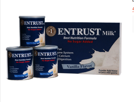 [Date 7.2025] Sữa Bột ENTRUST Milk lon 400g Dành Cho Người Tiểu Đường