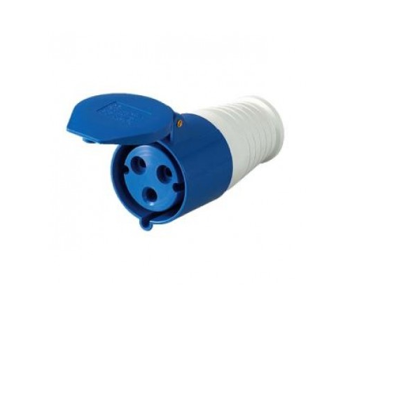 Ổ-Phích cắm công nghiệp 3 chấu 16A.