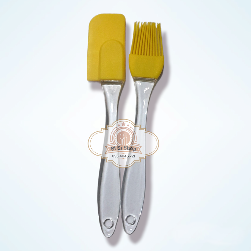 Set chổi quét silicon + phới trộn bột cán trong