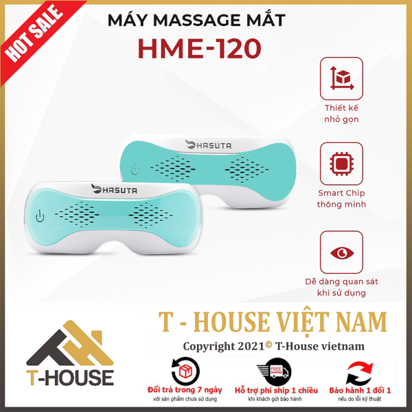 Máy massage mắt thông minh Hasuta HME 120 Nhật Bản phiên bản bán chạy nhất hiện nay nhập khẩu