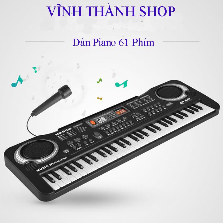 [ Tặng 2 quà ngẫu nhiên ]  Đàn Piano - Đàn Piano 61 phím Đàn cho bé Đồ chơi cho bé