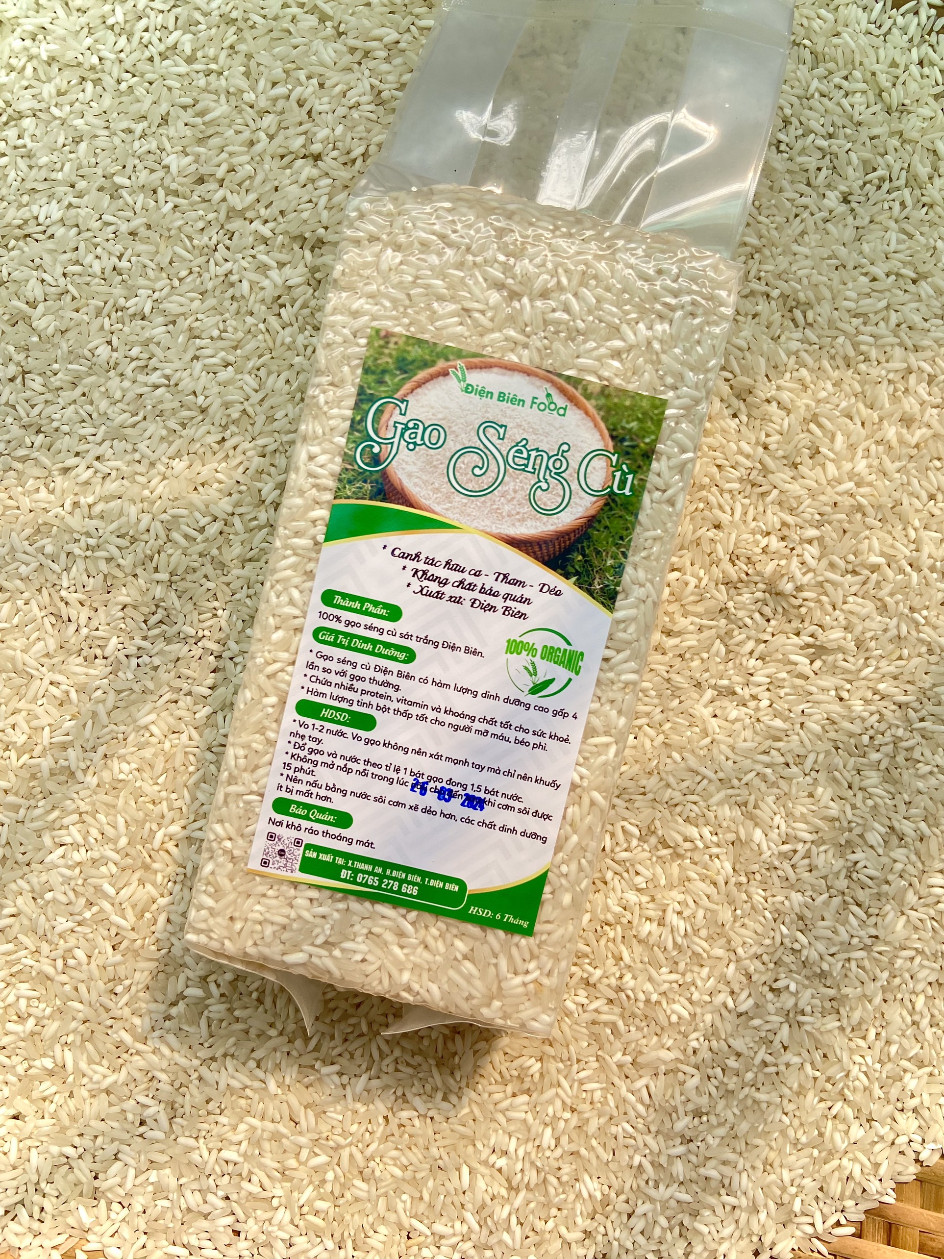 Gạo Séng Cù Điện Biên 1kg