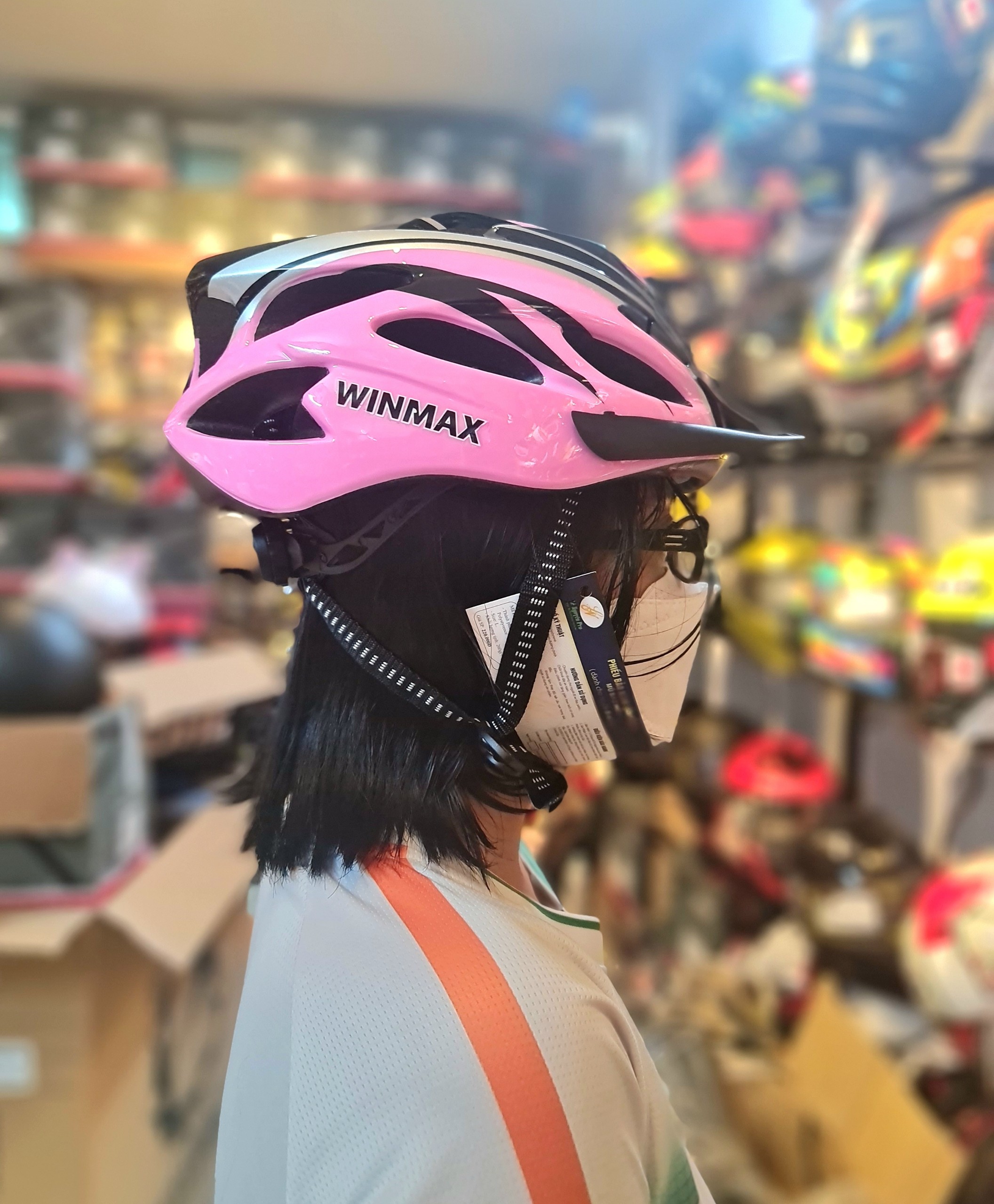 Nón bảo hiểm thể thao nửa đầu Winmax mẫu mới nhiều màu cá tính