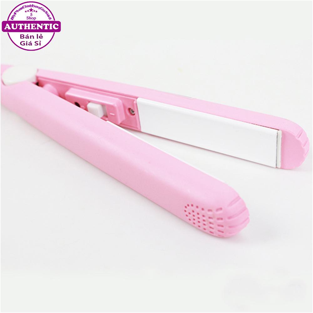Máy Duỗi Tóc Mini Du Lịch Màu Hồng