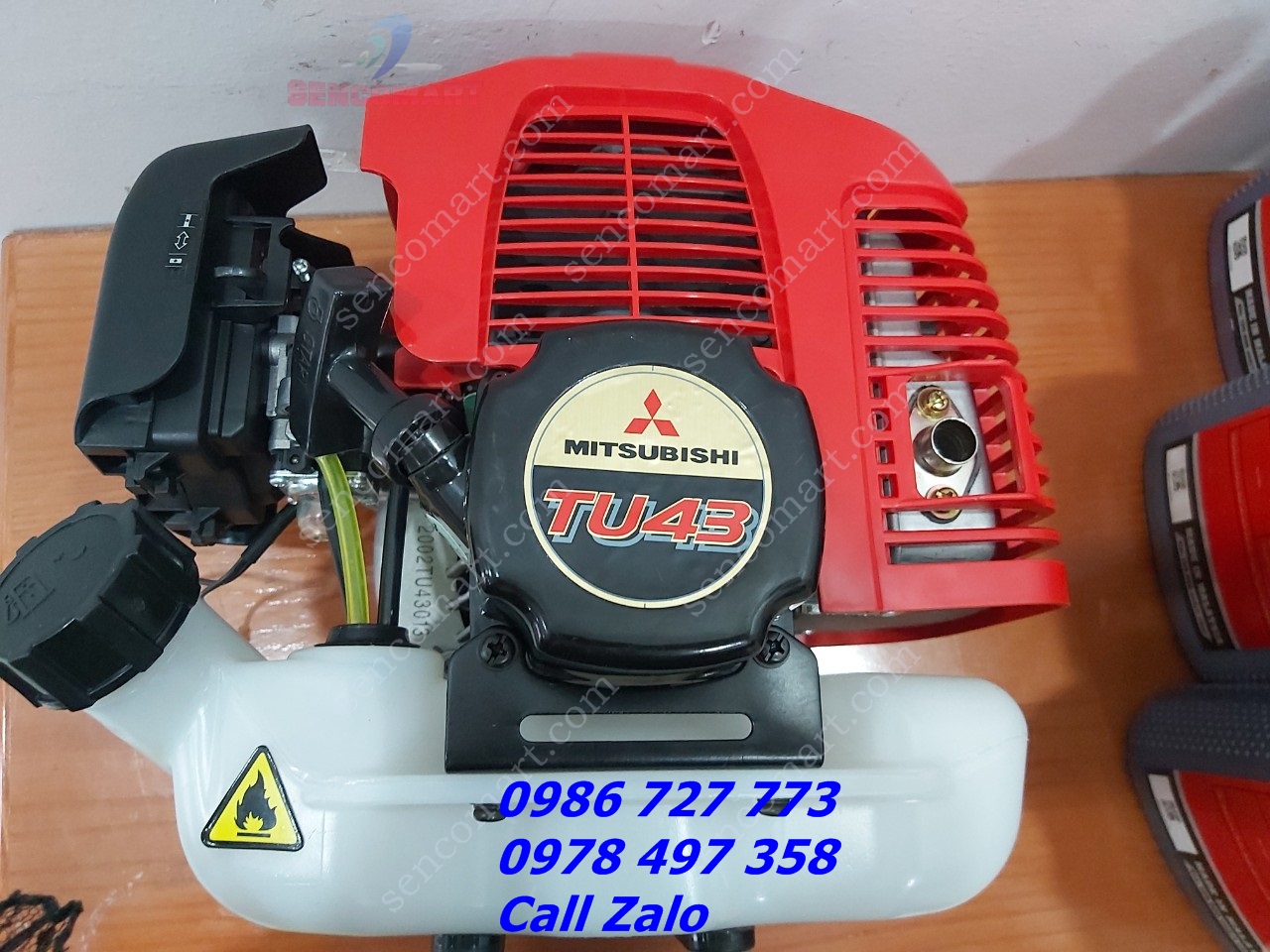 GIẢM GIÁ ĐẦU ĐỘNG CƠ MÁY CẮT CỎ XUẤT XỨ NHẬT BẢN MITSUBISHI TU43