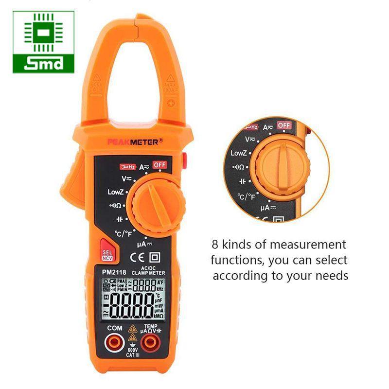 Đồng hồ vạn năng Ampe kìm PEAKMETER PM2118