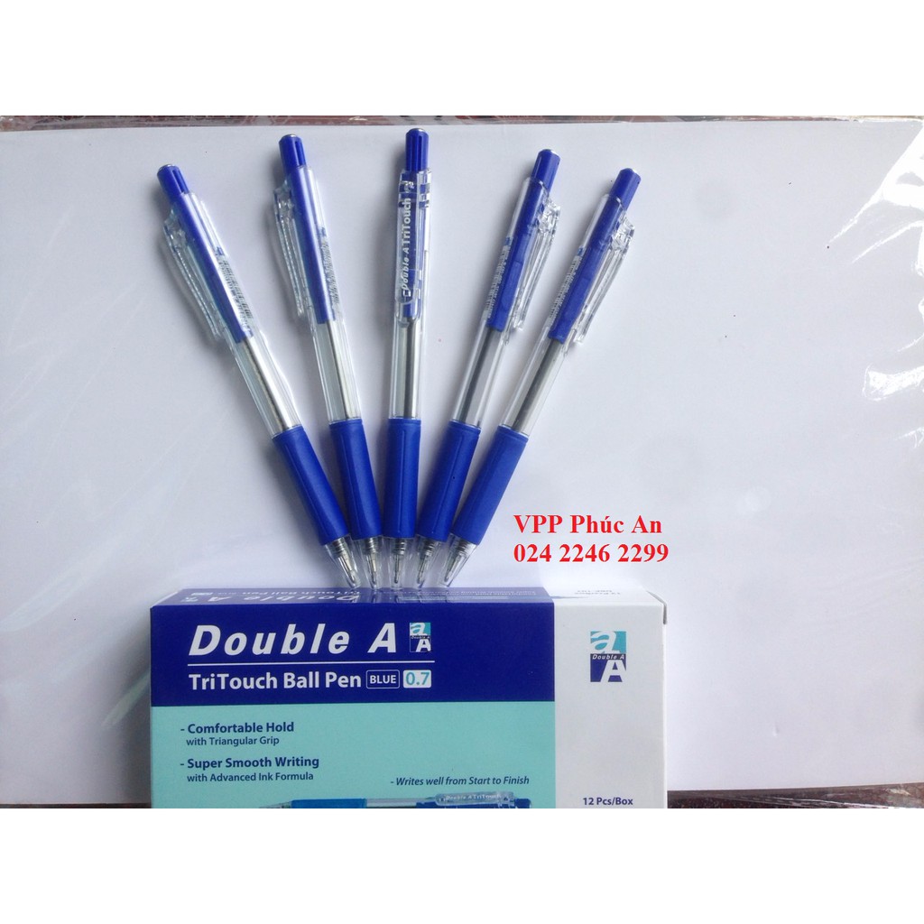 Combo 05 Bút Bi Nước Double A Dbp-107-Nét 0.7Mm