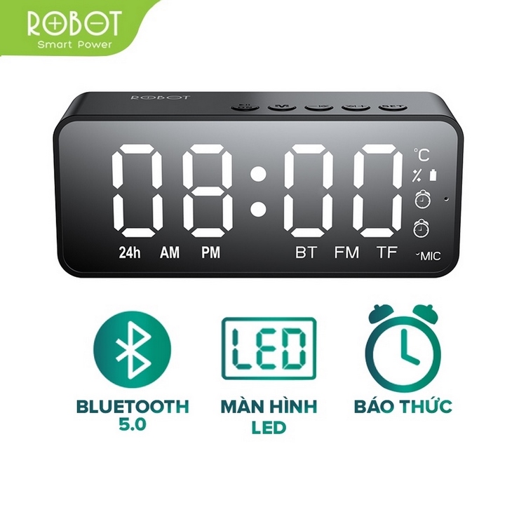 Loa bluetooth Robot RB150 mini công suất 3w - Bảo Hành 1 Đổi 1
