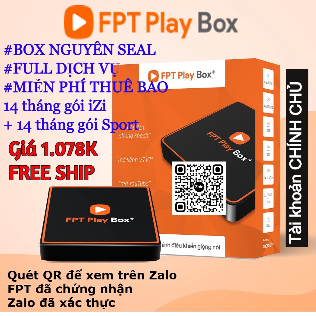 FPTPlay Box T550 truyền hình điều khiển giọng nói - Chính hãng