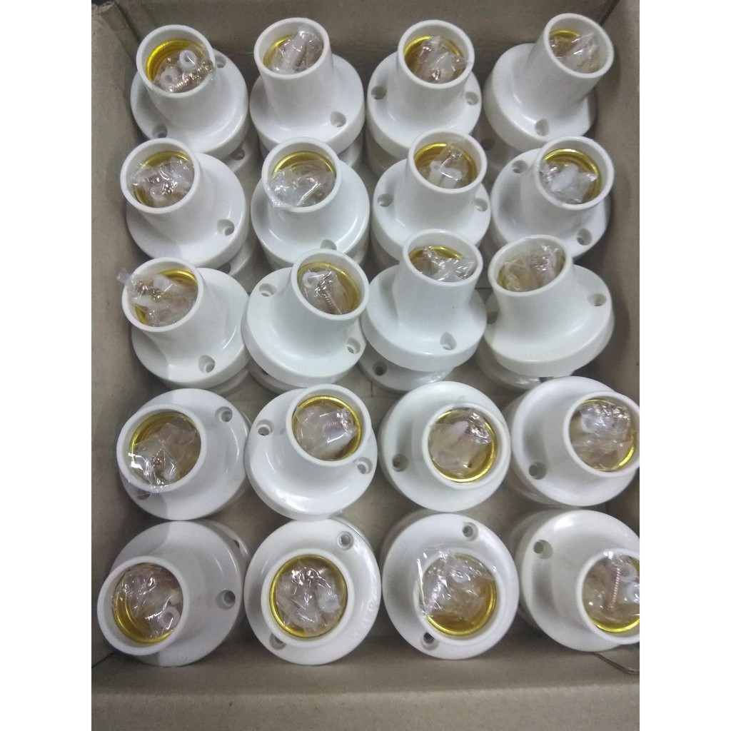 [Mã LIFE151015K giảm 10% đơn 0Đ] Đui gắn tường e27 vát thẳng, vát chéo