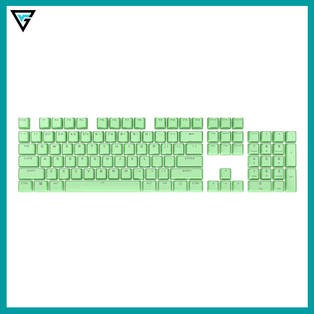 Bộ keycap PBT double shot xuyên led