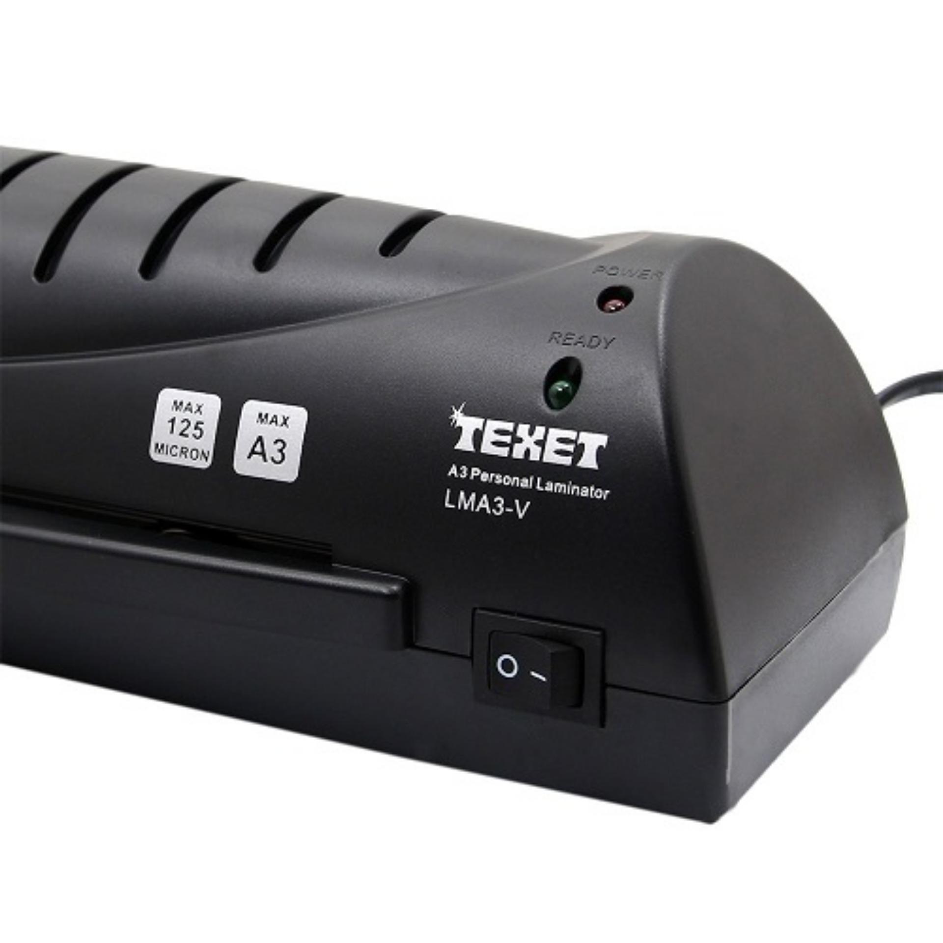 Máy ép Plastic khổ A3 Texet LMA3-V (đen)