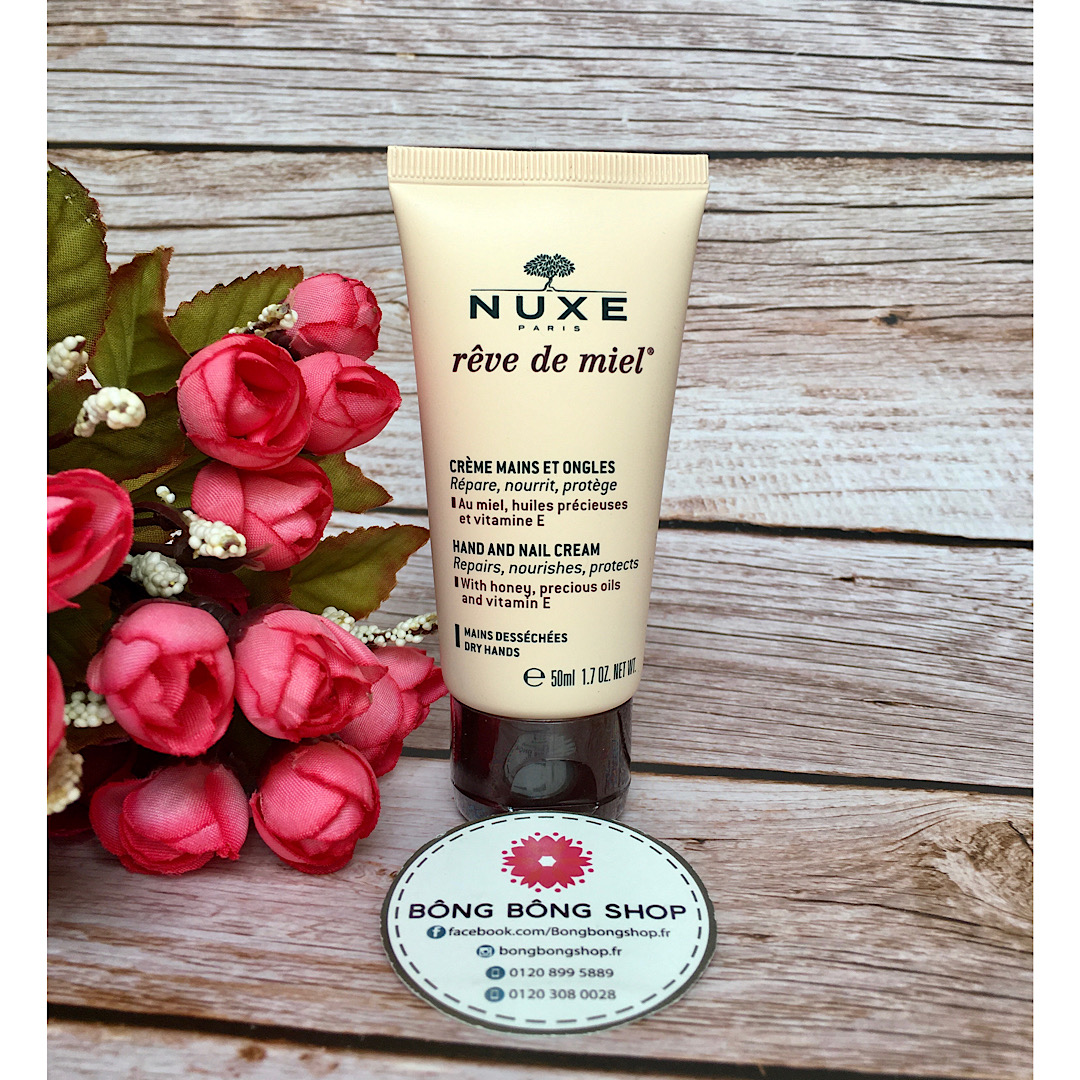 (Chuẩn Pháp-50ml/100ml) Kem dưỡng tay và móng Nuxe
