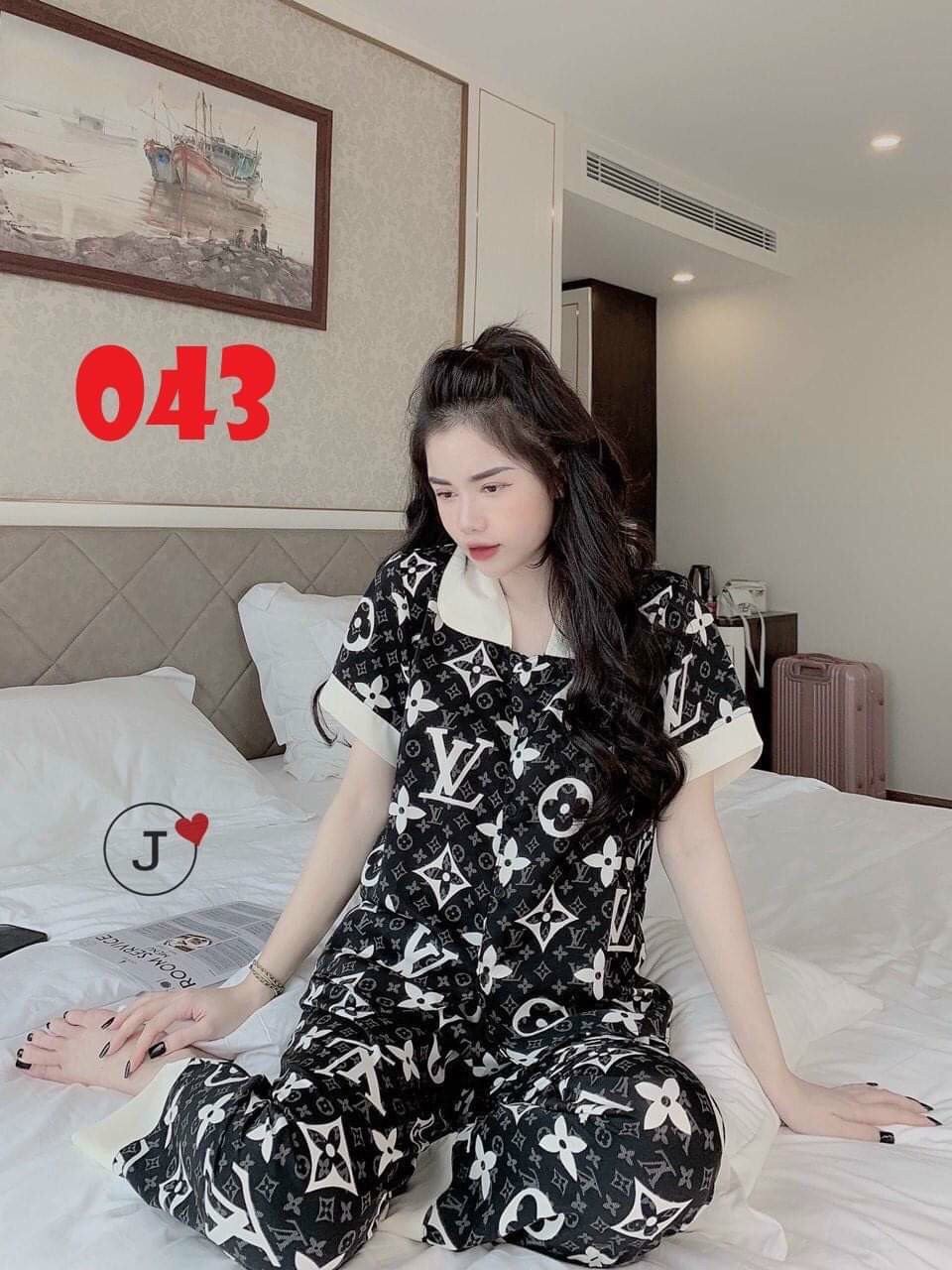 Pizama Tay Cộc Quần Dài