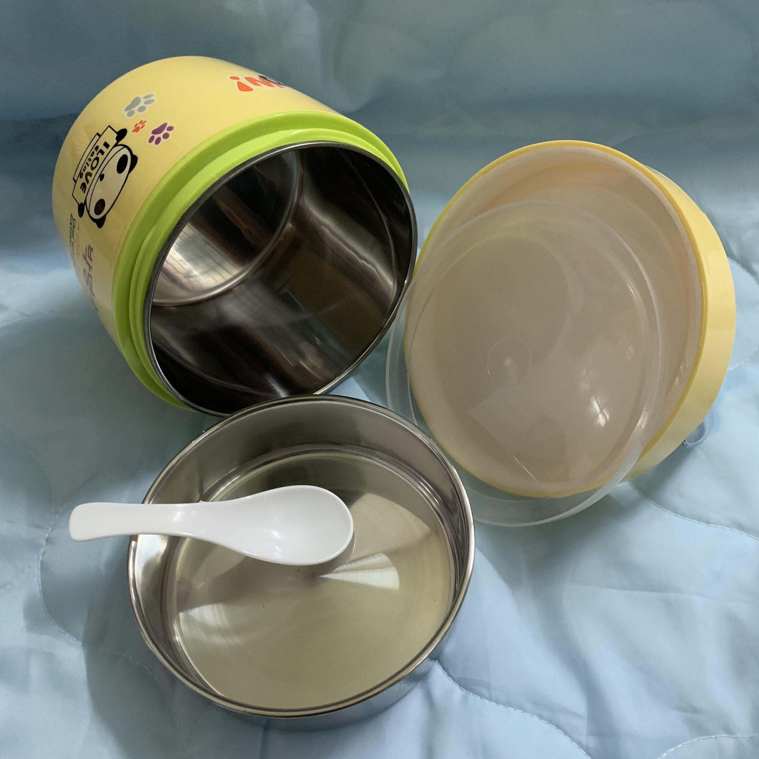 [ dung tích 1L / 1,2L / 1,5L ] Cặp lồng giữ nhiệt QQ tặng kèm thìa