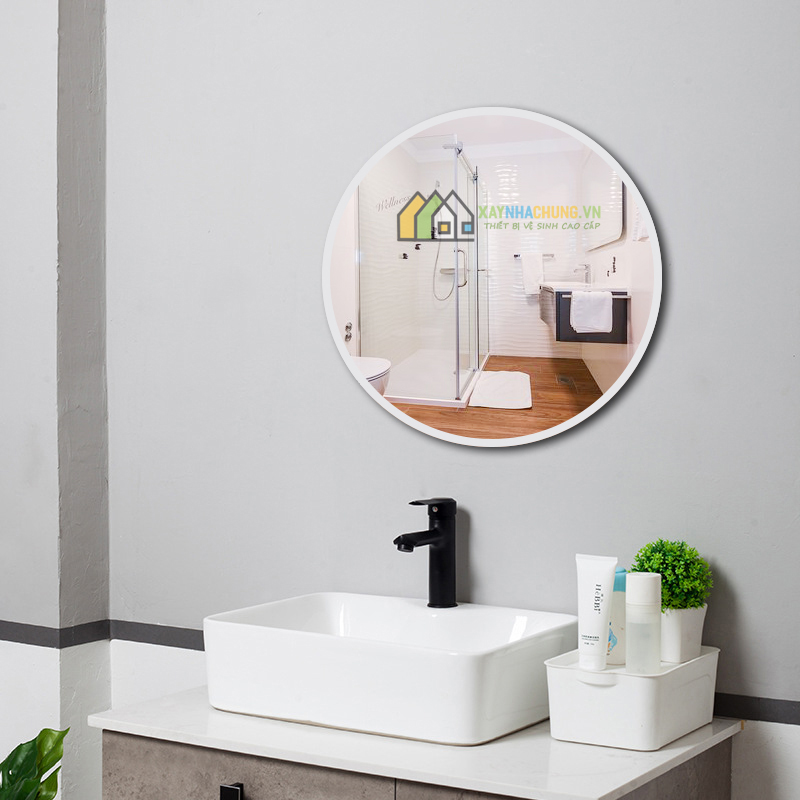Gương tròn đường kính 60 có viền