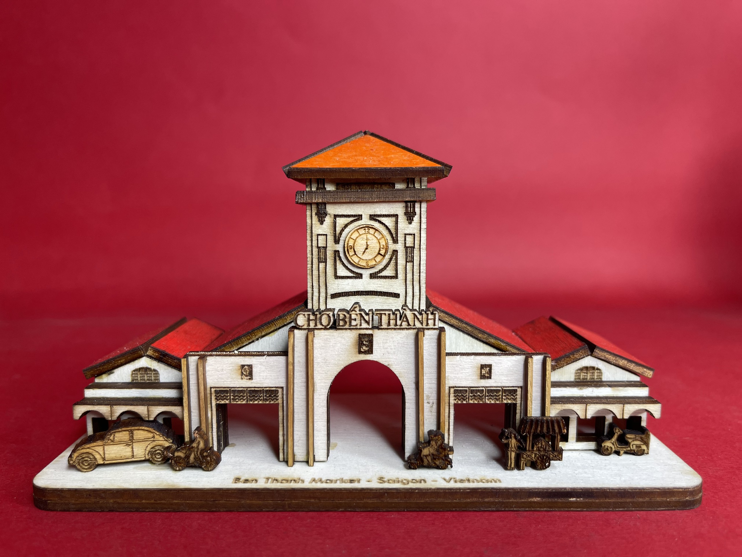MÔ HÌNH 3D CHỢ BẾN THÀNH (CỠ NHỎ)