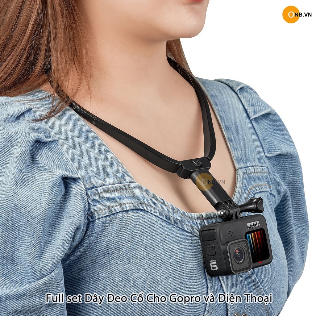㍿✓┅ Fullset Dây Đeo Cổ Cho Gopro và Điện Thoại mẫu mới 2022