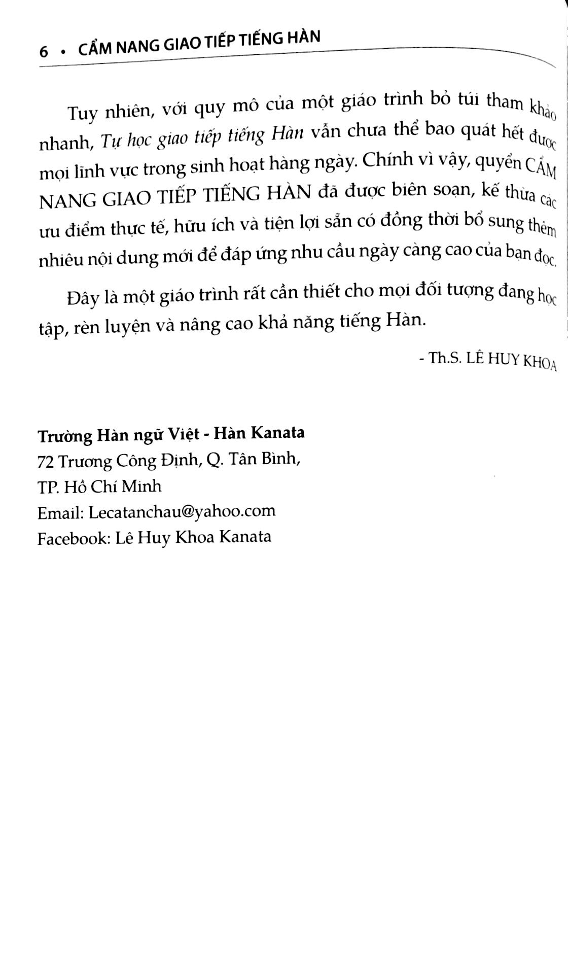 Fahasa - Cẩm Nang Giao Tiếp Tiếng Hàn (Tái Bản 2018)