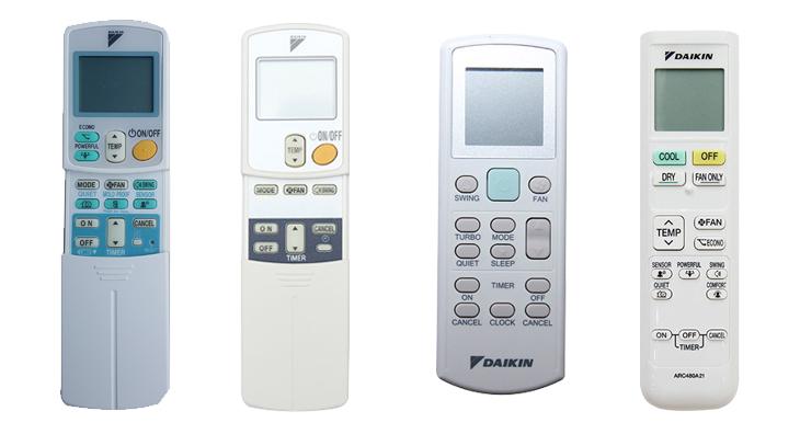 Remote điều hòa Daiki inverter