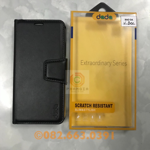 Bao da, ốp lưng nắp gập vsmart bee, vsmart star