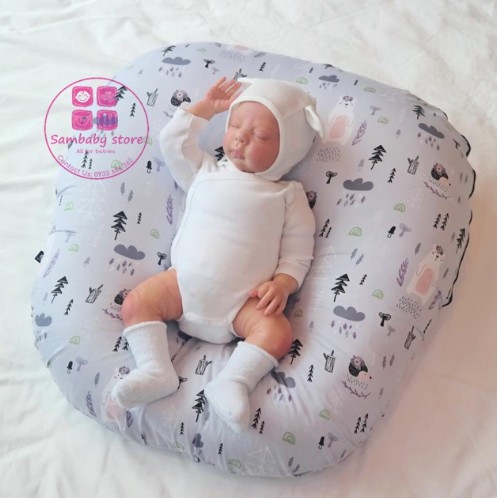 Gối Chống Trào Ngược Cho Bé Cao Cấp, Đệm Chống Trào Ngược Chất Liệu Cotton Mềm Mại  (Giao Màu Ngẫu Nhiên)