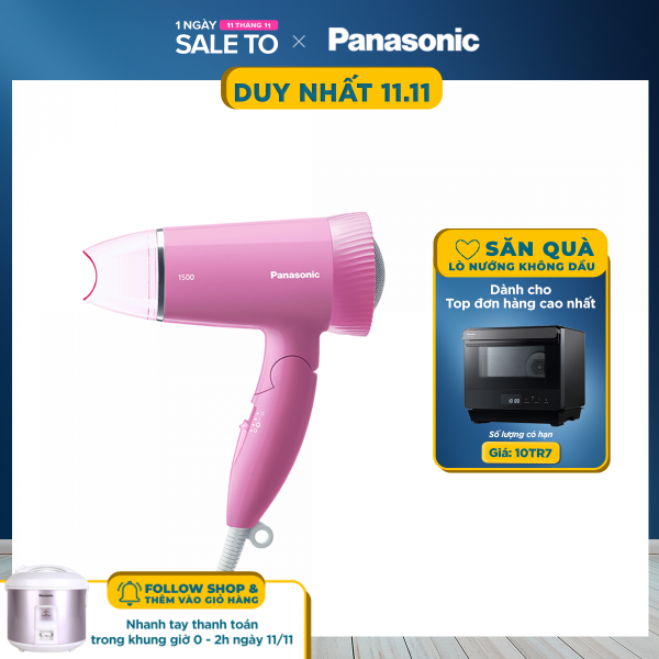 Máy sấy tóc Panasonic EH–ND57 (Hồng/Xám) – Công Suất 1500W - Bảo hành chính hãng 12 tháng nhập khẩu